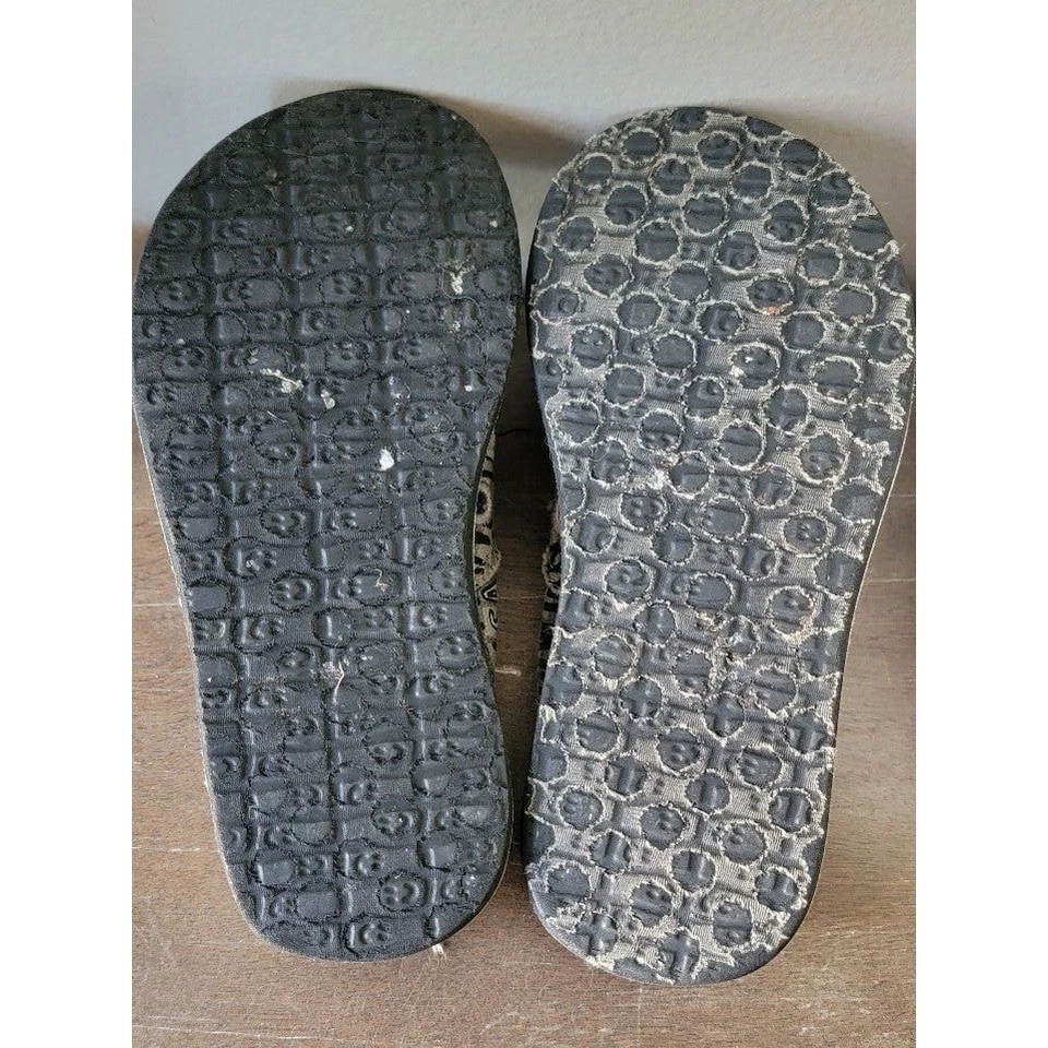 Sanuk NIÑOS ACERA SURFISTAS VAGABOND zapatos sin cordones caqui usados en excelente estado talla 9 Foto 4 de 4