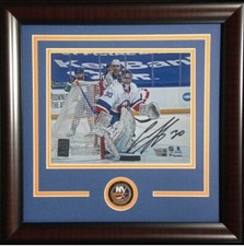 Ilya Sorokin Ny Islanders Goalie Signed 8x10 Framed Photo Autograph Fanatics COA