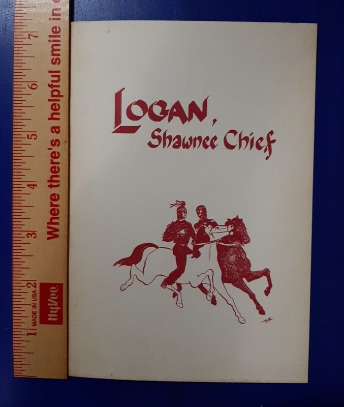 Logan Shawnee Indian Chief Fort Wayne 1954 booklet