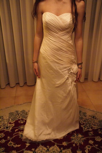 Vestito abito da sposa nuovo atelier italiano taglia 44 avorio seta Maggie  | eBay