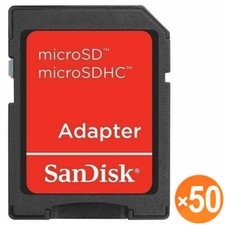 50 X SanDisk microSD micro SD to SD SDHC SDXC Adapter fit 4GB 8GB 16GB 32GB 64GB