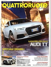 Quattroruote  novembre 2014 : Audi TT, Alfa Mito, Opel Astra, Porsche 918, .....