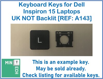 Tastatur Ersatz Tasten für Dell Inspiron 15 Laptops UK Layout NICHT Hintergrundbeleuchtung