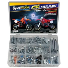 Specmoto CR 125 250 500 Restoration Bolt Kit. Fasteners for: Honda Steel Fram...