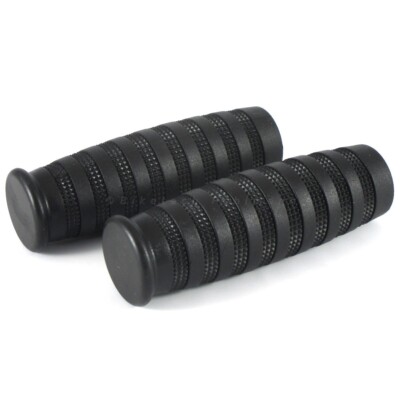 Motorrad Lenkergriffe BOBBER 3, 1 Zoll (25,4 mm), 125 mm, Gummi schwarz