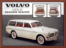 1963 Volvo 122 S Station Wagon Toolbox - Refrigerator Magnet 42 Mil 1963 Volvo 122 S Station Wagon Toolbox - Refrigerator Magnet 42 Mil