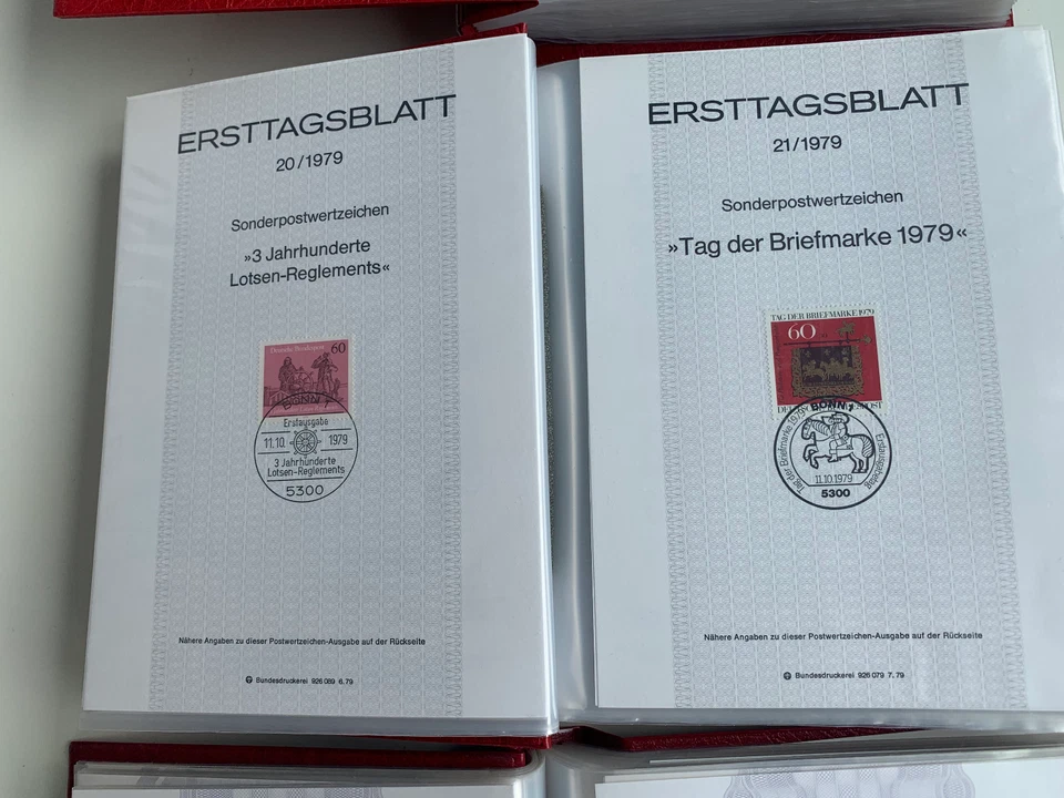 Sammlung Ersttagsblätter ETB Bund Deutschland 1974-1987 kompl. in 4 Kobra Alben - Bild 4 von 4