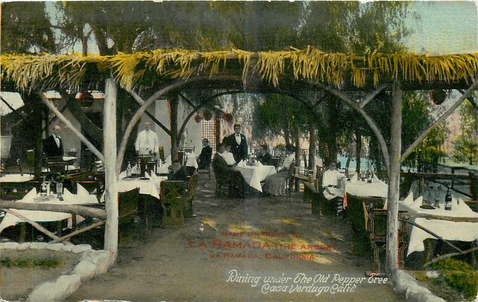 c1910 Glendale Casa Verdugo California Park Restaurant #10928 Postcard 25-4149