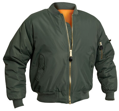 Rothco Enhanced Nylon MA-1 Reversible Flight Jacket # 2890
