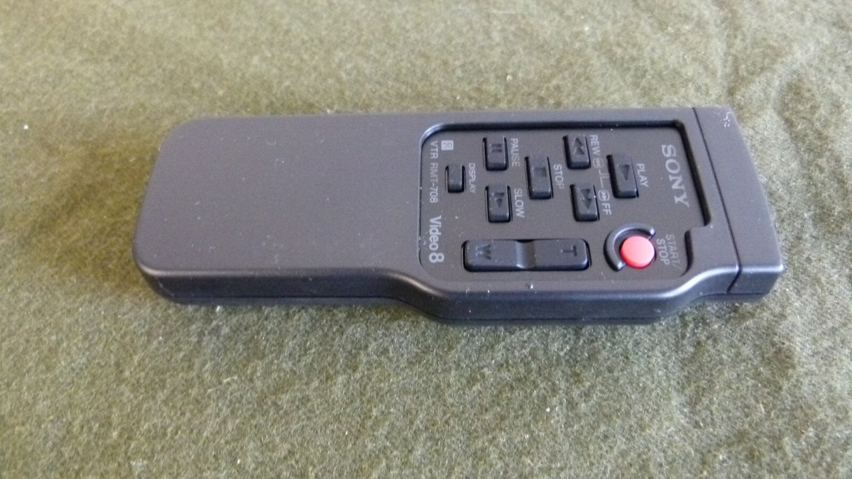 Sony RMT-708 VTR Video 8 Camcorder Remote Control | eBay