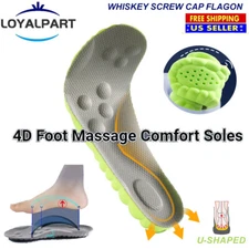 Insoles Orthopedic Supersoft For Sports Shoes 4D Inserts Feet Pad Arch Support