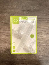 Grosmimi Replacements Straw kit 2-Counts, Stage 2 2 Count Pack of 1 , Clear