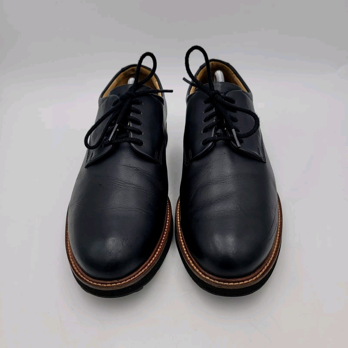 Samuel Hubbard Size 10 Goretex Rainy Day Founder Leather Oxford Shoes‎ Black Men main image 3