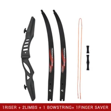 60" Recurve Bow ILF Competition Style NIKA Brotherhood Bow for Archery Hunting