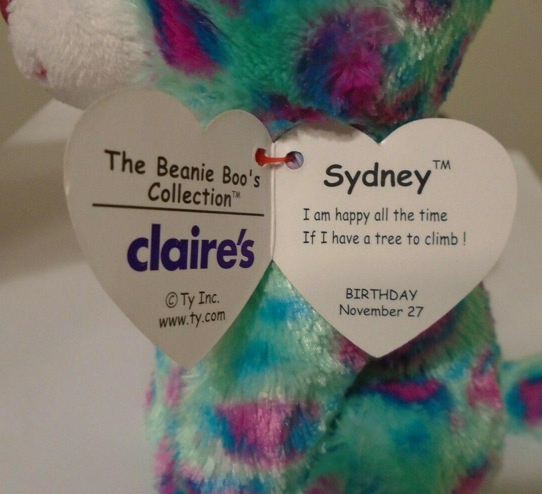 beanie boo sydney leopard