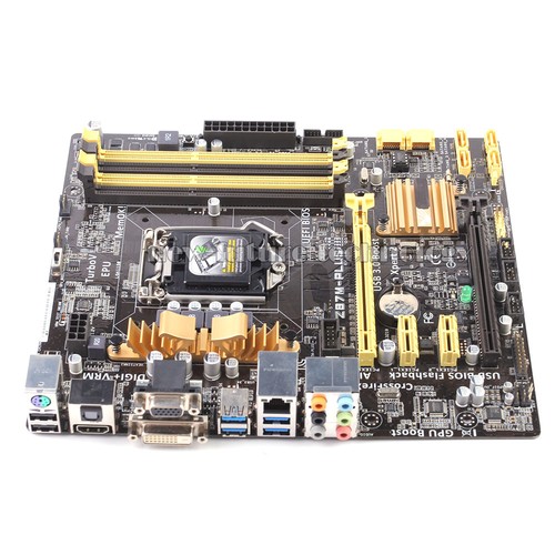 ASUS Intel Z87 Motherboard Z87MPLUS LGA 1150, DDR3 mATX DVI HDMI VGA