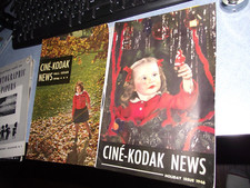 Kodak vintage camera Photography books slides night kodachrome cine news 1946