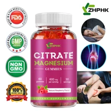 Magnesium Supplement Gummies High Absorption Magnesium Citrate Gummy Muscle Bone
