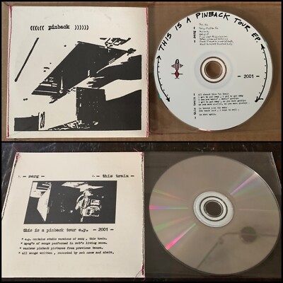 PINBACK This Is A Pinback Tour EP CD Sewn Sleeve-Three Mile Pilot Rob Crow