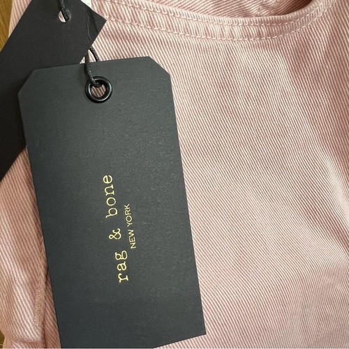 BNWT Rag & Bone Pink Blush Women's High Rise Straight Jeans - Picture 3 of 16