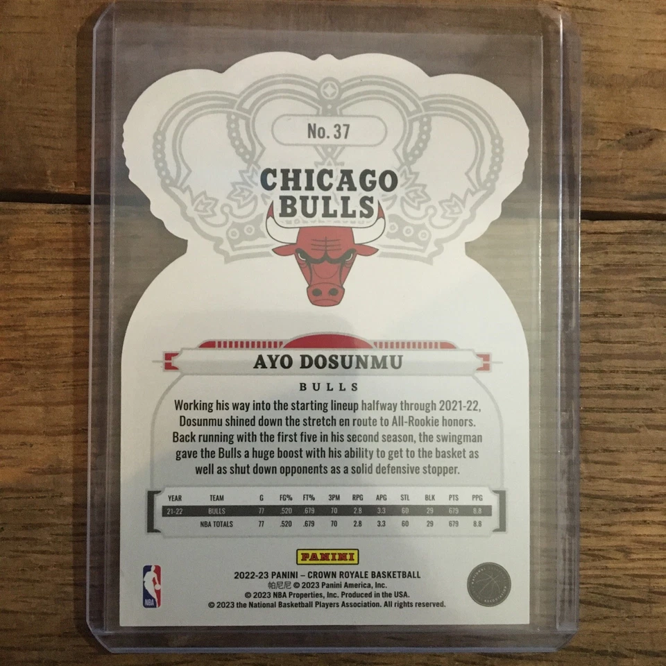 Crown Royale Red Asia Ayo Dosunmu #37 - Image 2 of 2