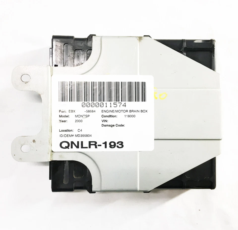 2000 MITSUBISHI MONTERO ECM ECU модуль управления двигателем мозговая коробка MD366804 OEM - Изображение 4 из 4