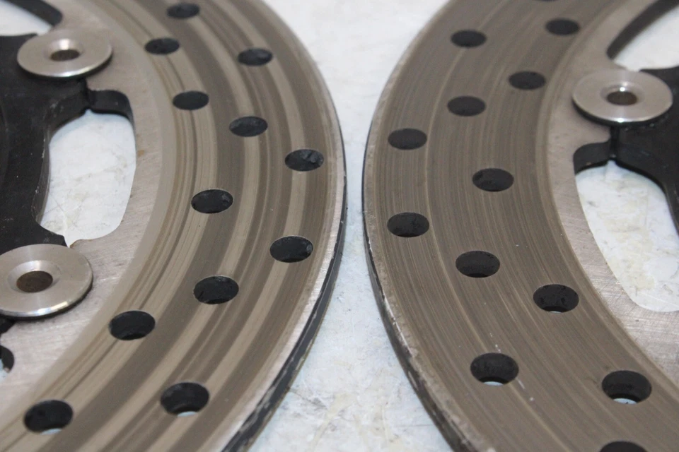 00-03 YAMAHA YZF R1 OEM ROTORES FRENO DELANTERO IZQUIERDO DERECHO DISCOS Foto 4 de 4