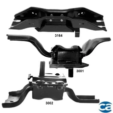 Engine Motor Mounts & Trans. Mount 3Pcs Set for Ford Mustang 99-03 4.6L