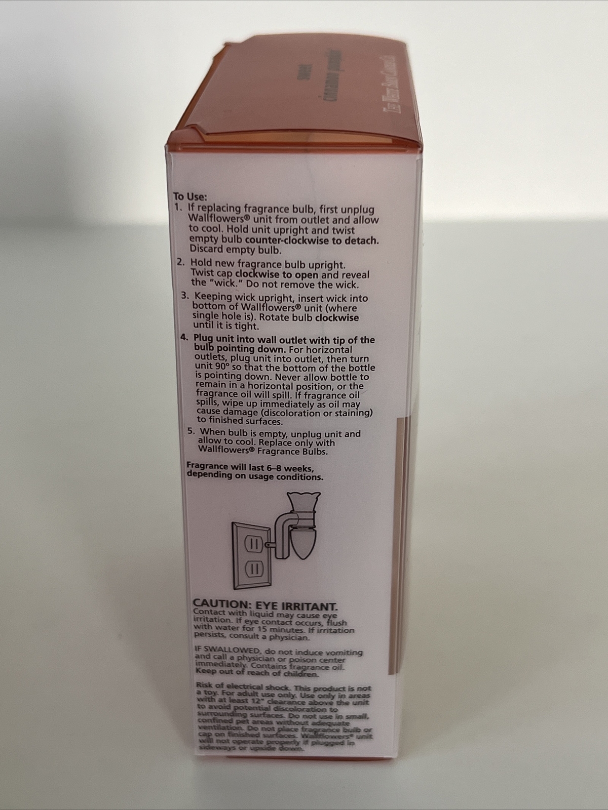 2pk WALLFLOWERS Fragrance Bulb SWEET CINNAMON PUMPKIN White Barn