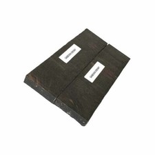 Gaboon Ebony Exotic Wood Knife Scale 5x1.5x3/8 Lumber Handle Blanks Bookmatched