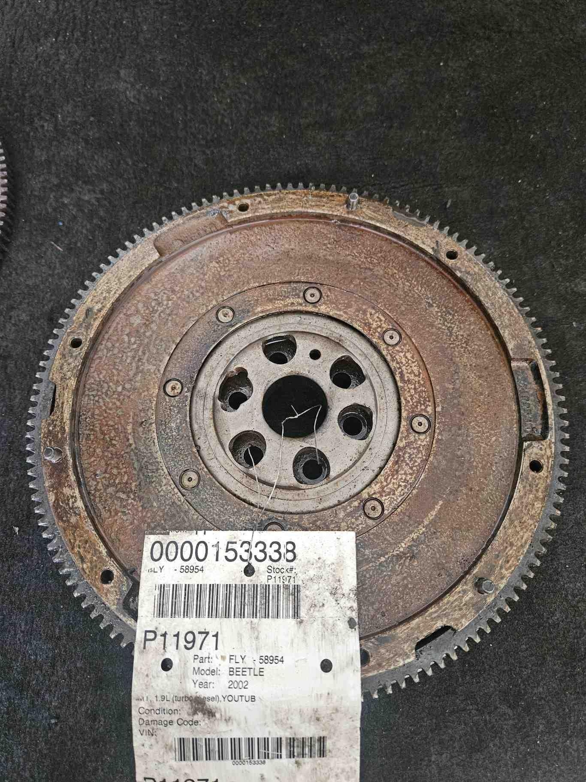 Flywheel VW BEETLE (TYPE 1) 02 03 04 05 eBay