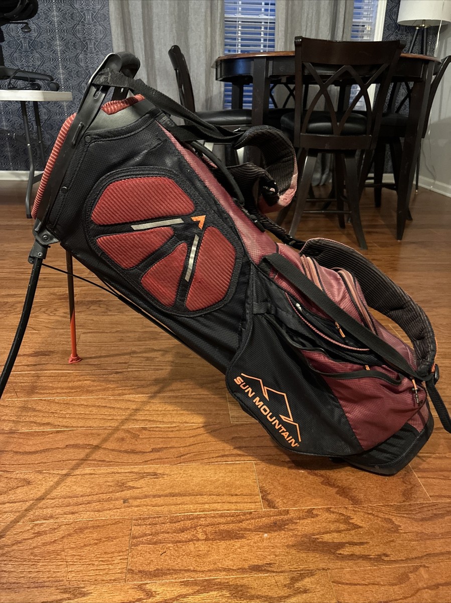 稀少　SUN MOUNTAIN FOUR5ゴルフバッグ Sun Mountain Four 5 Golf Bag Maroon | eBay