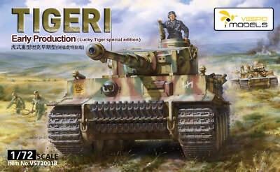 Vespid 1/72 Tiger I Early Production Lucky Tiger special edition