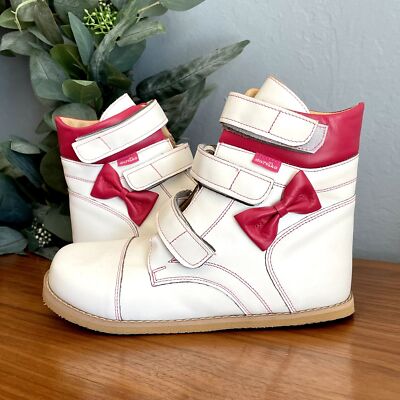 Aurelka Orthopedic Kids Leather Boots Shoes Vibram Soles 34