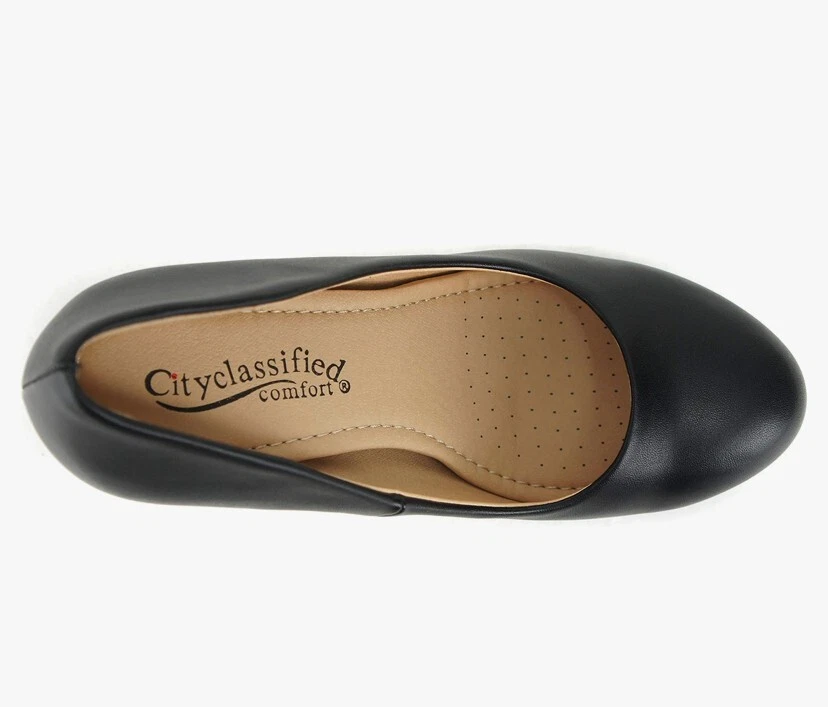 CITYCLASSIFIED JACK Mujer Vestido Clásico Bomba con Plantilla Extra Acolchada, Talla 9 Foto 3 de 4