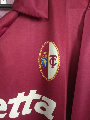 Torino Jersey Deadstock 1992 1993 Home L Long Sleeve Shirt Maglia Lotto ig93 - Picture 3 of 11