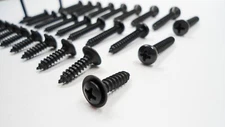 SET OF 30 BLACK INTERIOR SCREWS! FOR FORD CAR/TRUCK F-150 MUSTANG BRONCO ETC