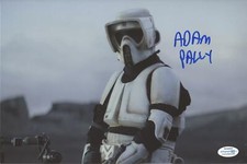 Adam Pally "The Mandalorian" AUTOGRAPH Signed 'Bike Scout' 8x12 Photo ACOA