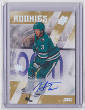 2023-24 UD SPX ROOKIE BASE AUTO PARALLEL HENRY THRUN #196 SAN JOSE SHARKS
