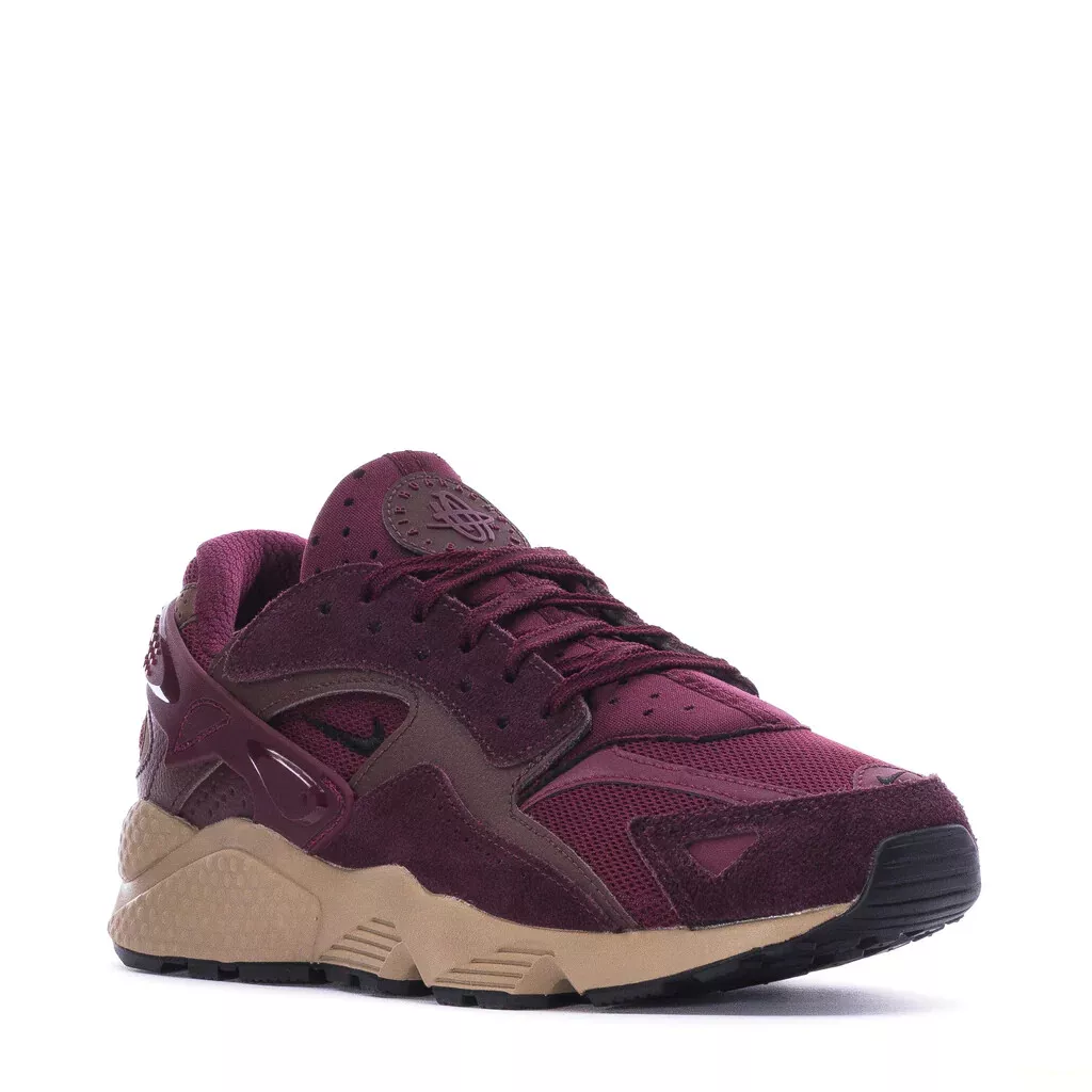 Mens NIKE AIR HUARACHE RUNNER Night Maroon Black Earth Burgundy
