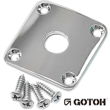 NEW Gotoh JCB-4 Les Paul Jack Plate for Les Paul Guitar - CHROME