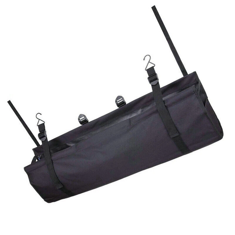 Baúl organizador de carga plegable almacenamiento colapso bolsa contenedor con gancho para coche camión SUV Foto 2 de 4