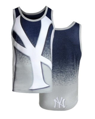 MLB Men's New York Yankees Big Logo Tank Top Shirt, Navy