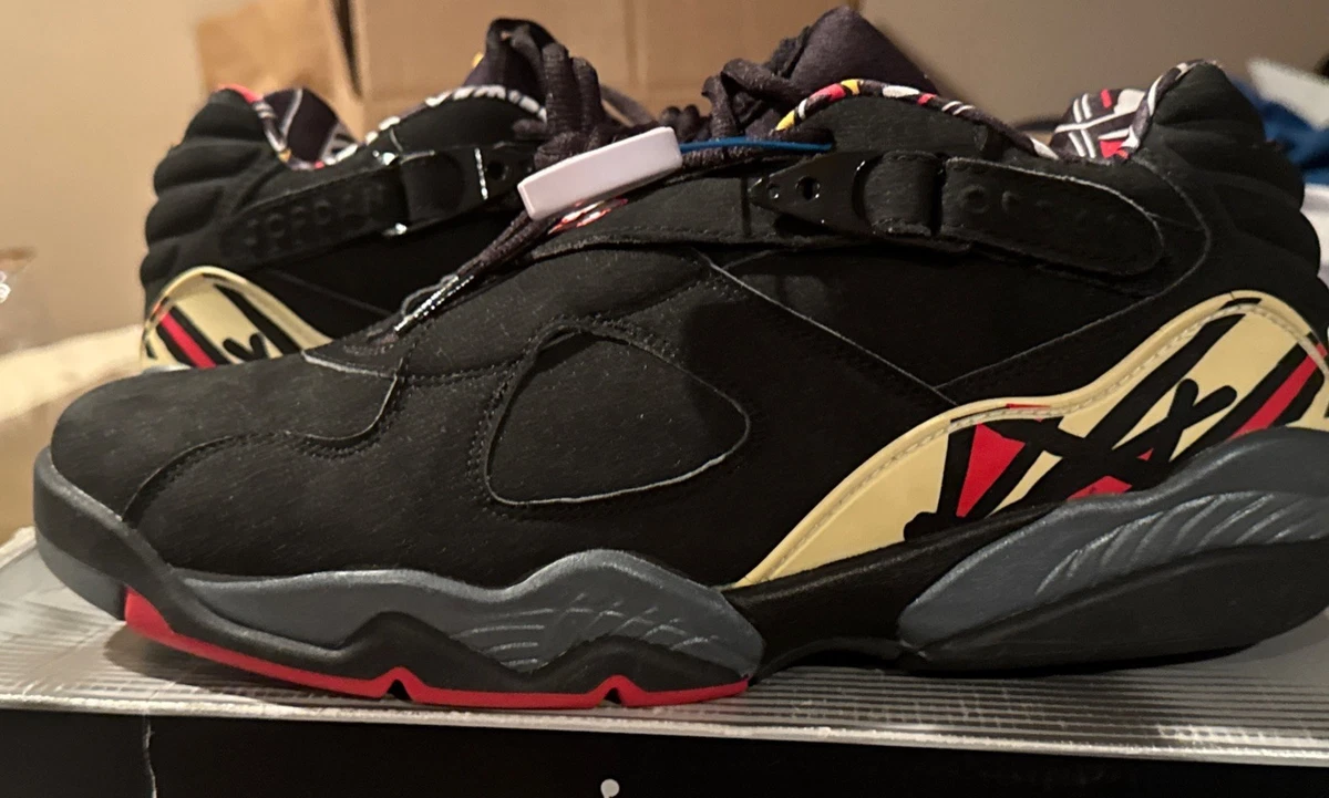 Air Jordan 8 Retro Low Black/True Red-Del Sol Brand New with 