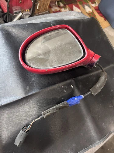 99-05 MAZDA MX-5 MIATA OEM DOOR MIRROR White LH Driver 1999-2005 00NBPT