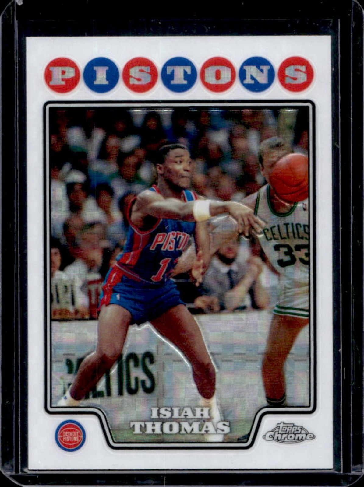 2008-09 Topps Chrome Isiah Thomas X Fractors #/288 Pistons