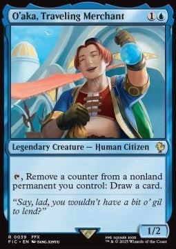 Magic/MTG O'aka, Traveling Merchant FIC-39 Rare Englisch Neu