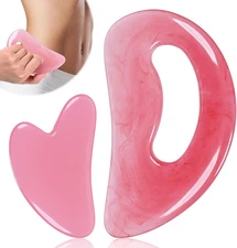 Body Gua Sha Tool Cellulite Guasha for Massage Tools Pink 