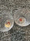 Jim Beam Bourbon Whiskey Low Ball Tumbler Glasses (2) Red Logo 8oz — photo 2