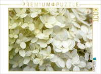 Calvendo Puzzle White Hydrangea | 1000 Pieces, Finished Size 25.2 × 18.9 In (64